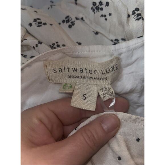 Saltwater Luxe Short Sleeve Maxi Dress Size S - Picture 8 of 9